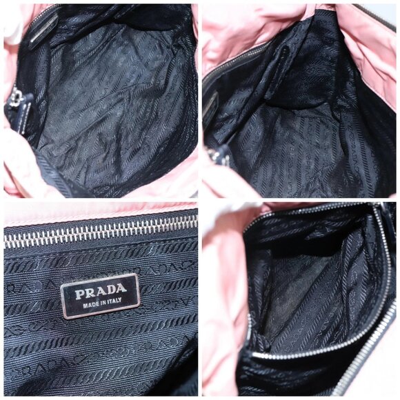 PRADA Shoulder Bag Nylon Pink Auth 107515 - Picture 15 of 16